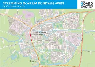 Stremming Dokkum Rondweg-West